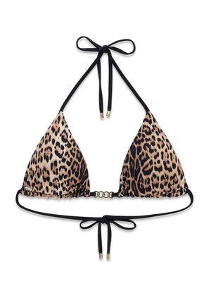 Guess, WENDBARES DREIECK-BIKINIOBERTEIL - Haut de bikini - animalprint schwarz