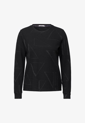 Cecil, Langærmet T-shirt - schwarz
