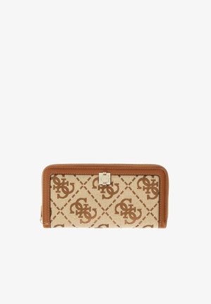 Guess, GUESS COMPAGNON AUDREY GRAND MONOGRAMME LATTE LOGO - Portefeuille - latte logo