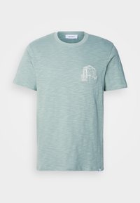 HOTEL - T-shirts med print - light jade green/light ivory