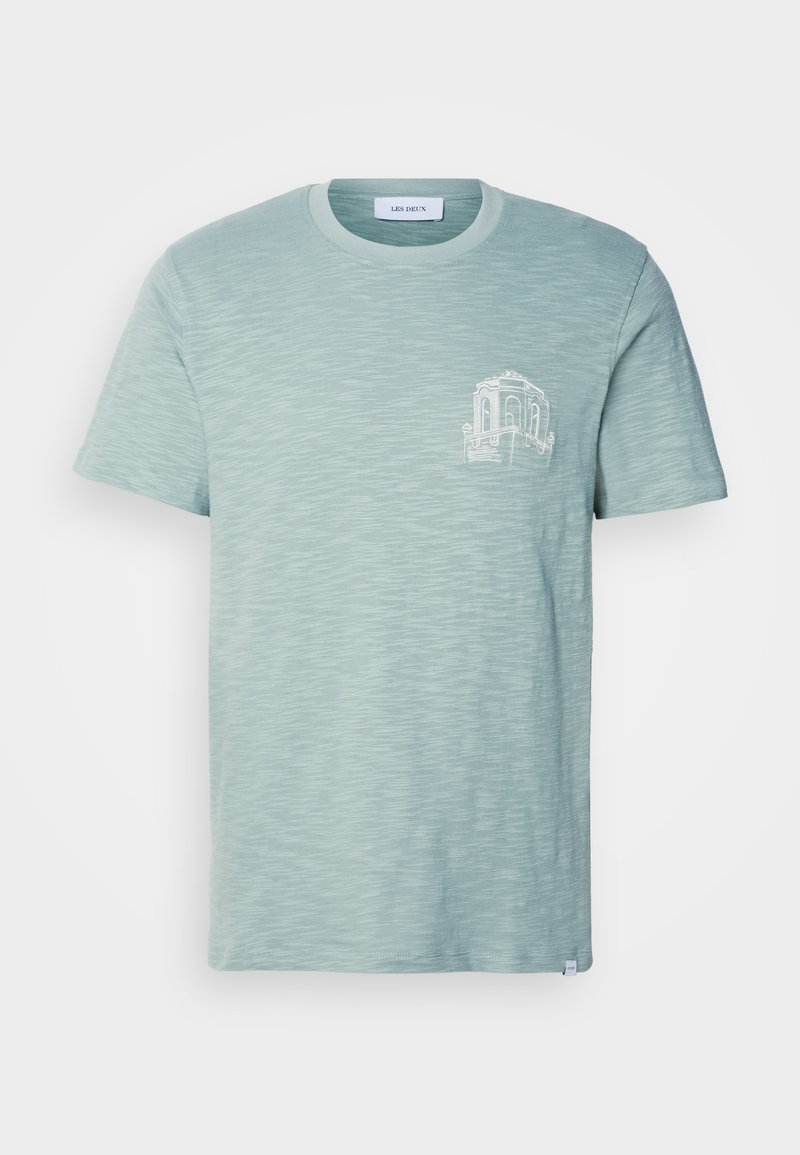 Les Deux T-shirt print lichtgroen