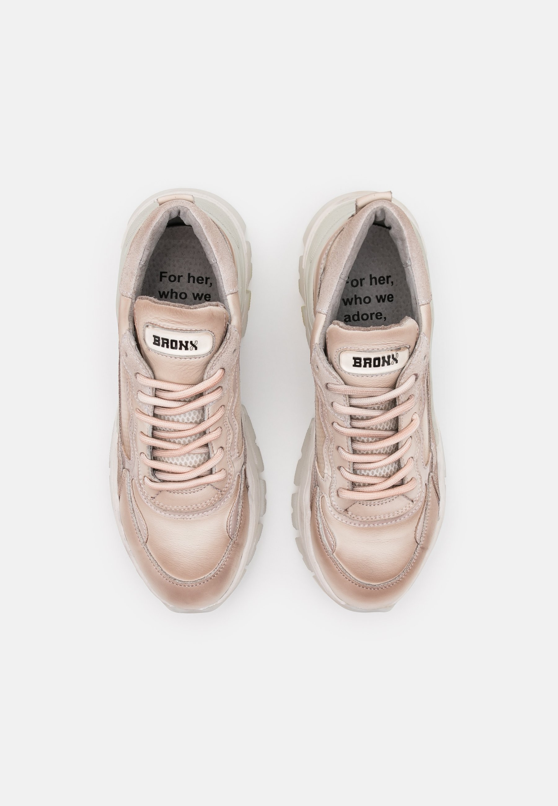 Bronx TAYKE OVER - Sneakers laag - taupe/Taupe - Zalando.nl