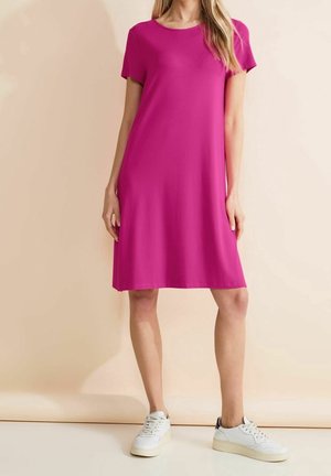 Robe en jersey - mottled light pink