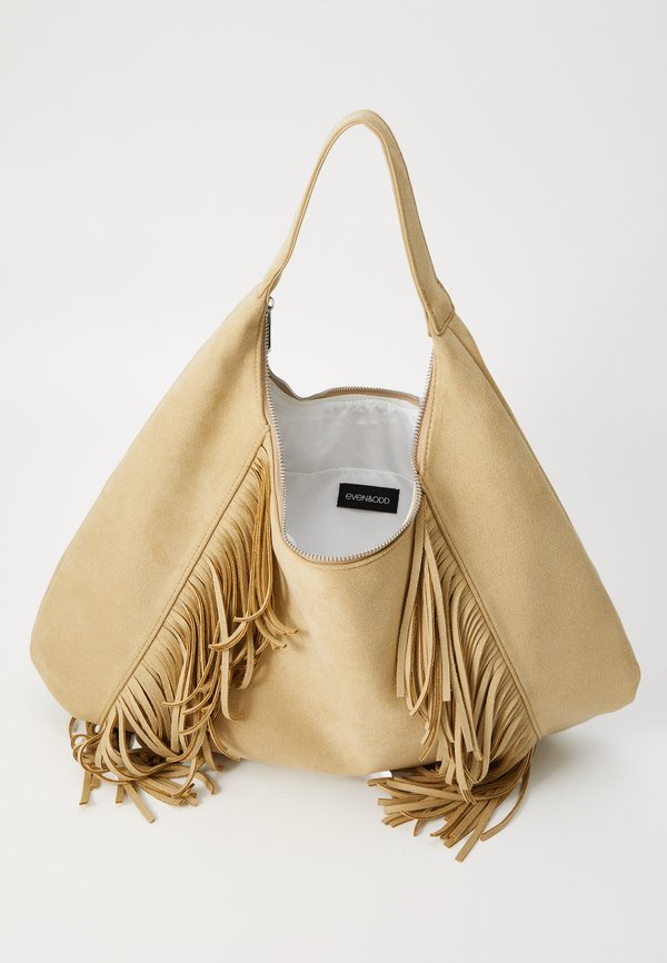 FRINGED - Handbag - sand4