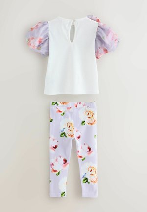 Baker by Ted Baker REGULAR FIT - SLEEVE BOW DETAIL 2 PIECE SET - Tamprės – kelnės - lilac/purple
