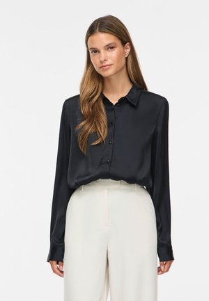 VILA, VISOFIE Long sleeved - Gombos blúz - black beauty