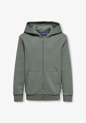 Užtrauktuku užsegamas treningas - castor gray