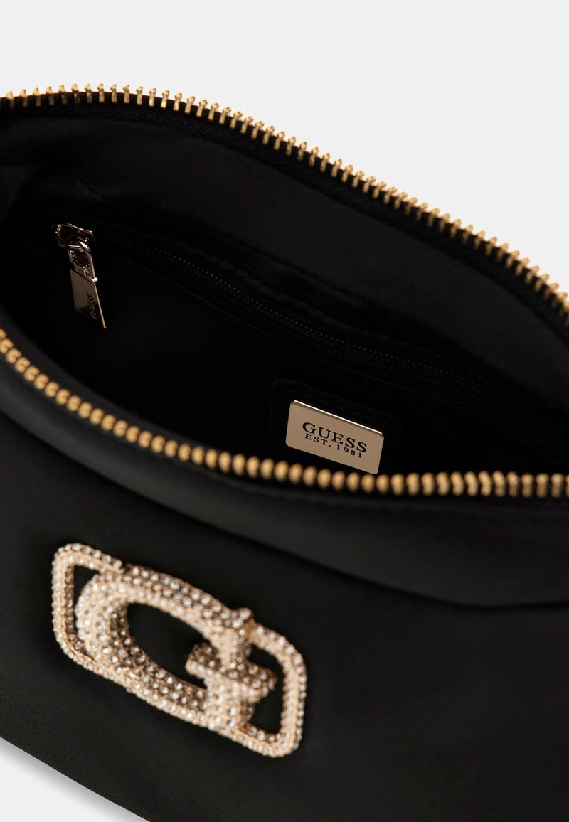 GUESS Borsa A Tracolla Zakaria Con Logo In Rilievo, Ecopelle Pietra Multi, Dimensioni 27,9 X 24,9 X 12,7 Cm, Hardware Oro Chiaro - 6