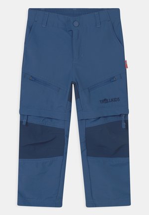 TROLLKIDS, KIDS NORDFJORD ZIP OFF PANTS SLIM FIT UNISEX - Outdoor-Hose - midnight blue
