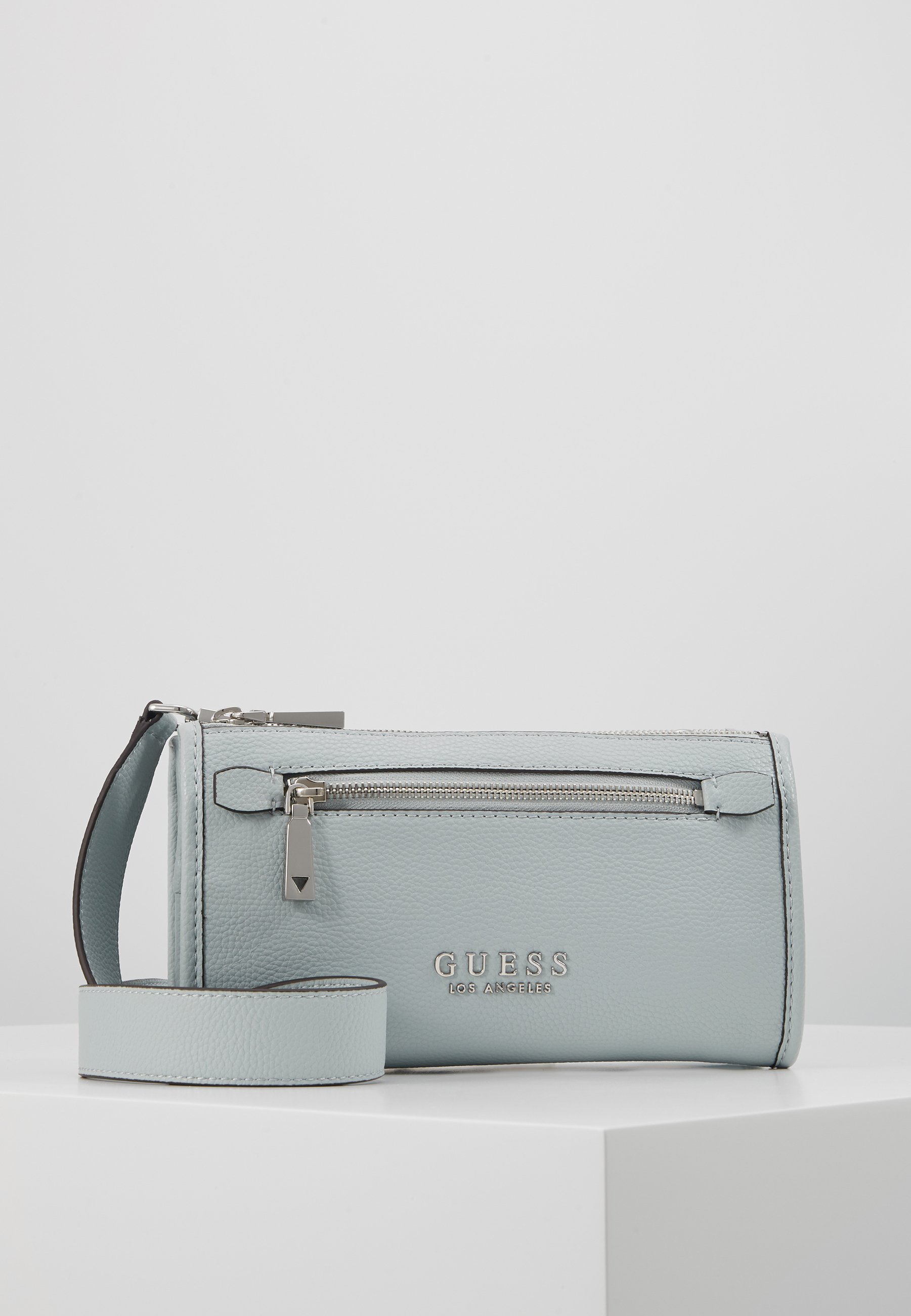 Guess LIAS DOUBLE ZIP CROSSBODY Skulderveske blue Guess LIAS DOUBLE ZIP CROSSBODY Skulderveske blue