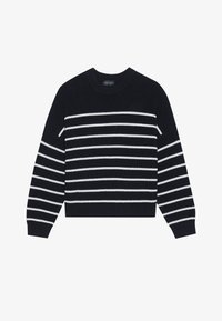 Unselected, dark blue/off-white