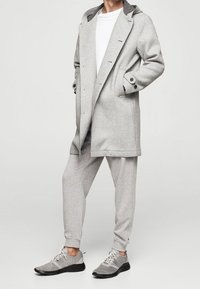 Mango Klassisk frakke - mottled grey