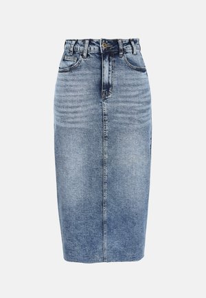 Anna Field, RAW HEM - Τζιν φούστα - blue denim
