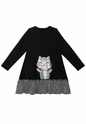 Denokids SILVER LEOPARD - Vestito casual - schwarz