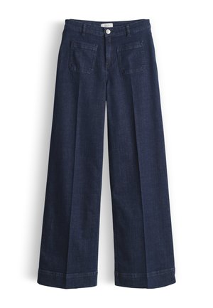 OPUS PALAZZO MID-RISE - Jeans a sigaretta - dark replay blue