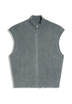 Bershka, WASH - VEST - Veste sans manches - blue