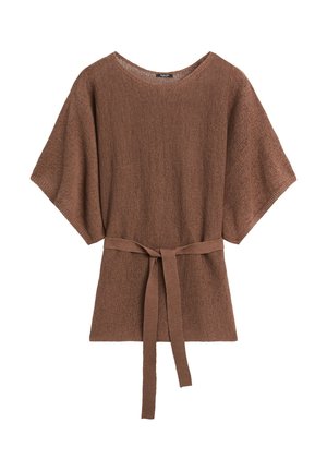 Massimo Dutti, Strickpullover - dark brown