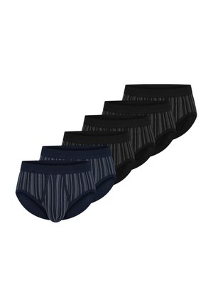 PACK OF 6 - Trusser - schwarz/blau