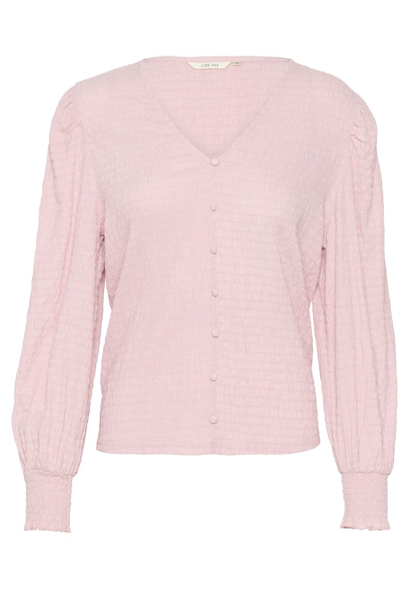 Cream Blouse donkerroze