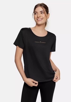 Print T-shirt - black