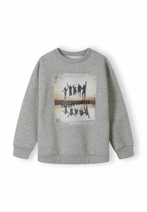 CREW NECK WITH PRINT - Sweatshirt - grey