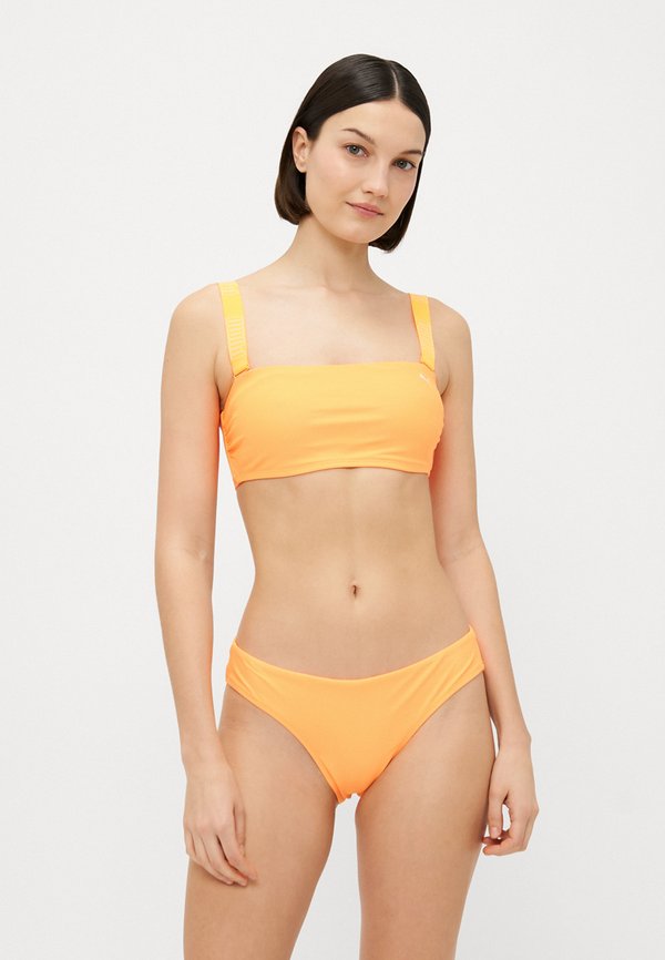 SWIM WOMEN BANDEAU - Bikini top - sun orange4