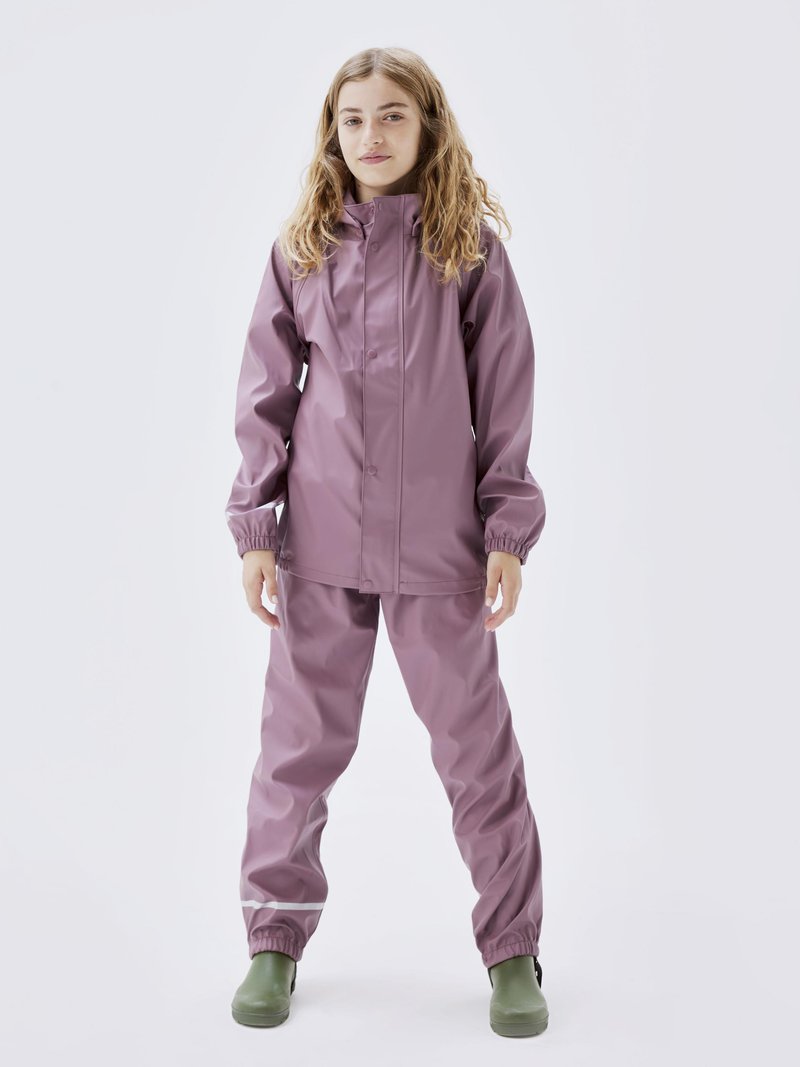 Name it - NKNDRY RAIN SET UNISEX - Regenhose - wistful mauve, Vergrößern