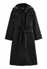 REGULAR FIT - Trenchcoat - black