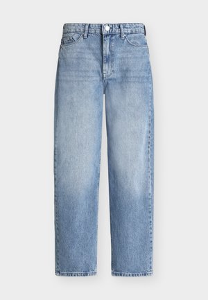 KARL LAGERFELD, BARREL PANTS - Jean baggy - light blue denim