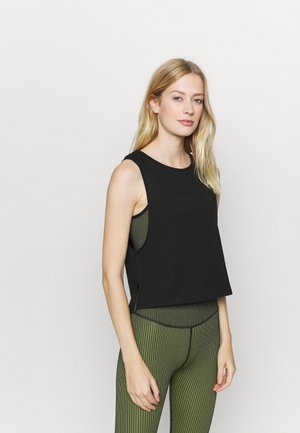 CROPPED TANK - Topper - black
