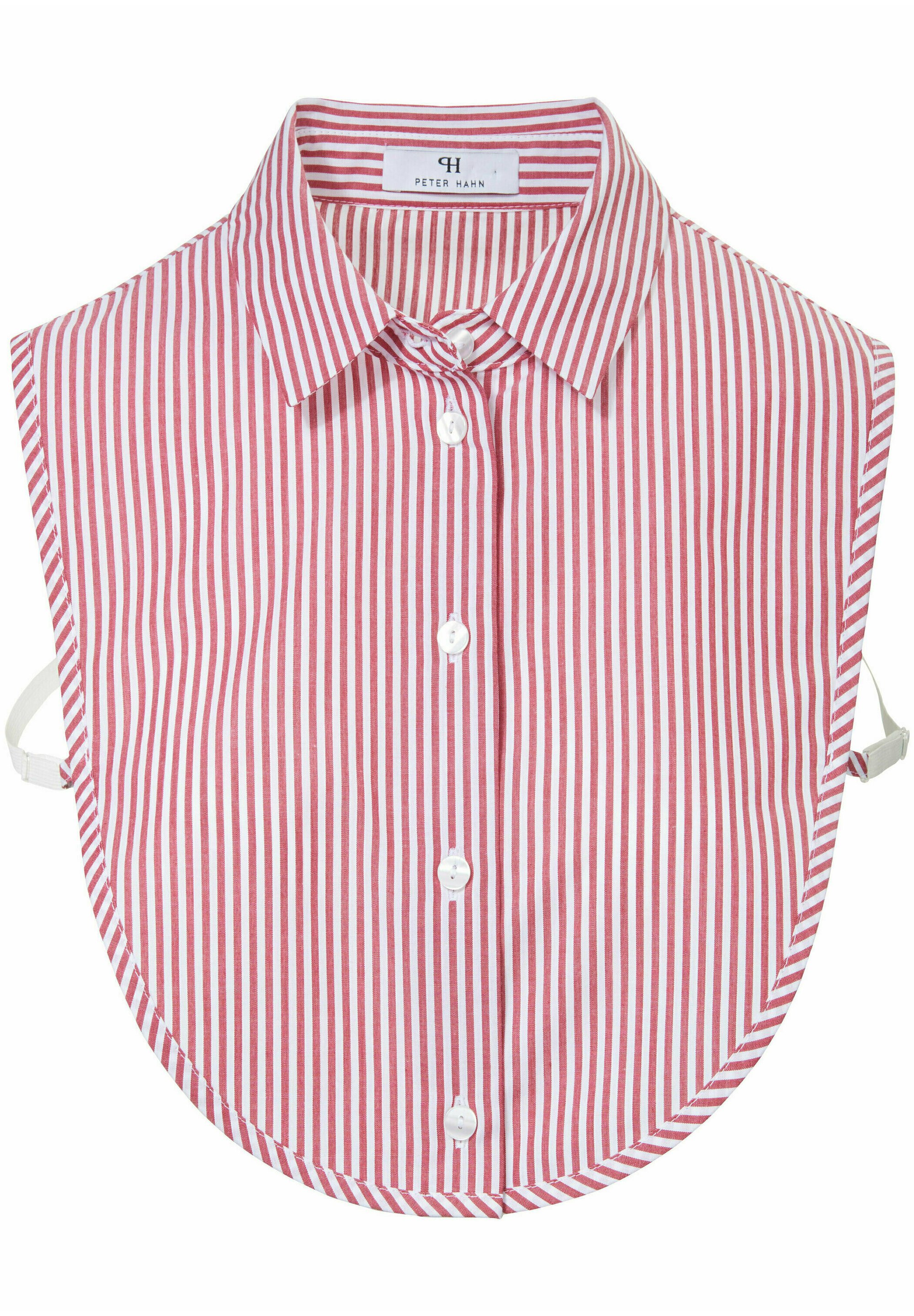 PETER HAHN BLUSENEINSATZ BLUSENKRAGEN Sonstige Accessoires rot