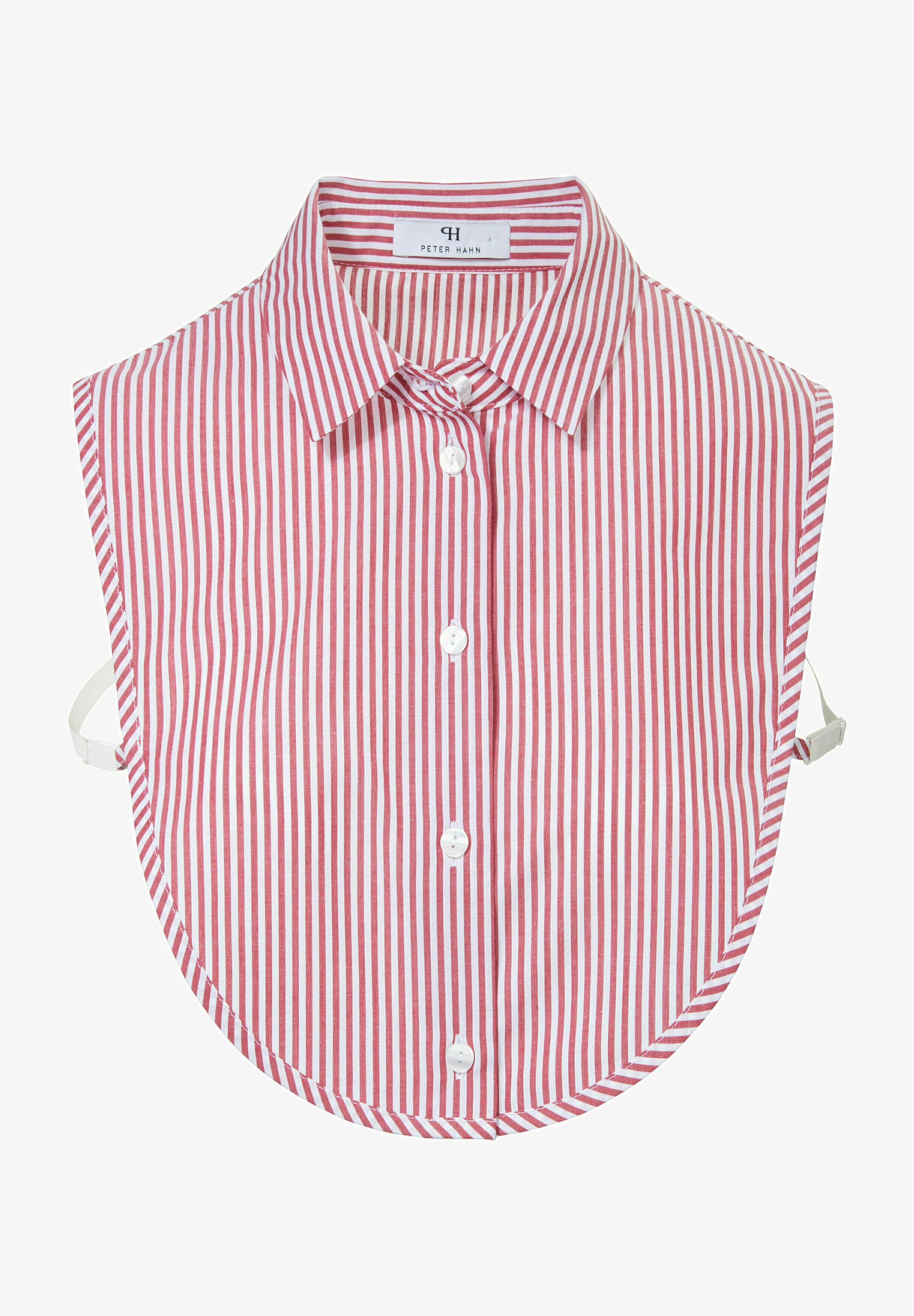 PETER HAHN BLUSENEINSATZ BLUSENKRAGEN Sonstige Accessoires rot