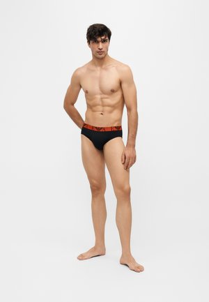 Emporio Armani, BOLD MONOGRAM 3 PACK - Slip - black/white/black