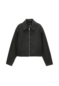 SOFT TOUCH CROPPED - Leichte Jacke - dark grey