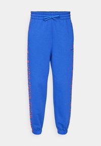 adidas Sportswear ESSENTIALS 3 STRIPES ANIMAL PRINT 7/8 PANT - Tracksuit bottoms - semi lucid blue/multicolor