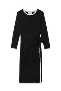 SYDNEY WRAP - Robe fourreau - black/cream