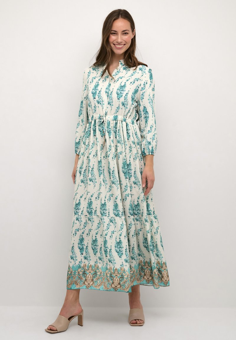 Cream - LONG - Vestido largo - ethnic flower, Ampliar