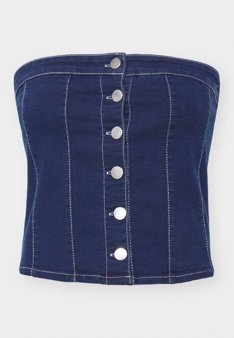 Denim Project Top donkerblauw denim Denim Project Top donkerblauw denim