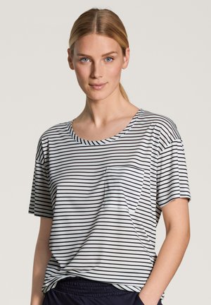 T-shirt print - dark lapis blue