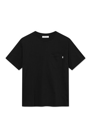 BOBBY POCKET - T-paita - black