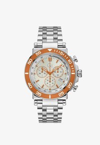 Valgt, silver coloured and orange