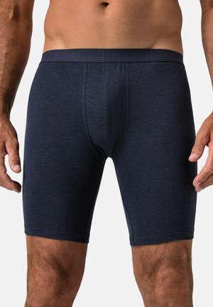 JP1880, FLEXNAMIC® LONG PANTS, LOUNGEWEAR, 2-PACK, OEKO-TEX, UNDERPANTS, STRIPES - Tætsiddende boxershorts - dark brown