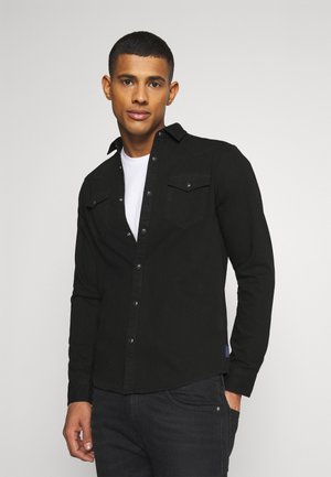 CLASSIC WESTERN IN SEASONAL WASHES - Chemise - black denim