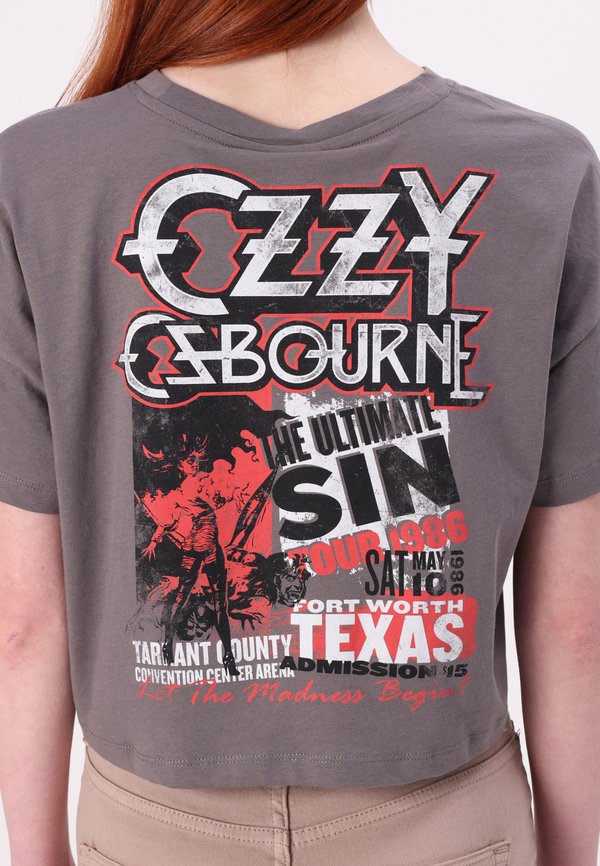 NMALENA OZZY  - Print T-shirt - charcoal gray4