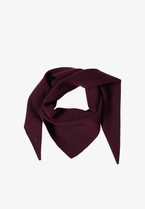Cecil, DREIECKSTUCH IN UNIFARBE - Halsdoek - berry red
