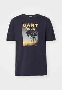 WASHED GRAPHIC - Camiseta estampada - ebony black