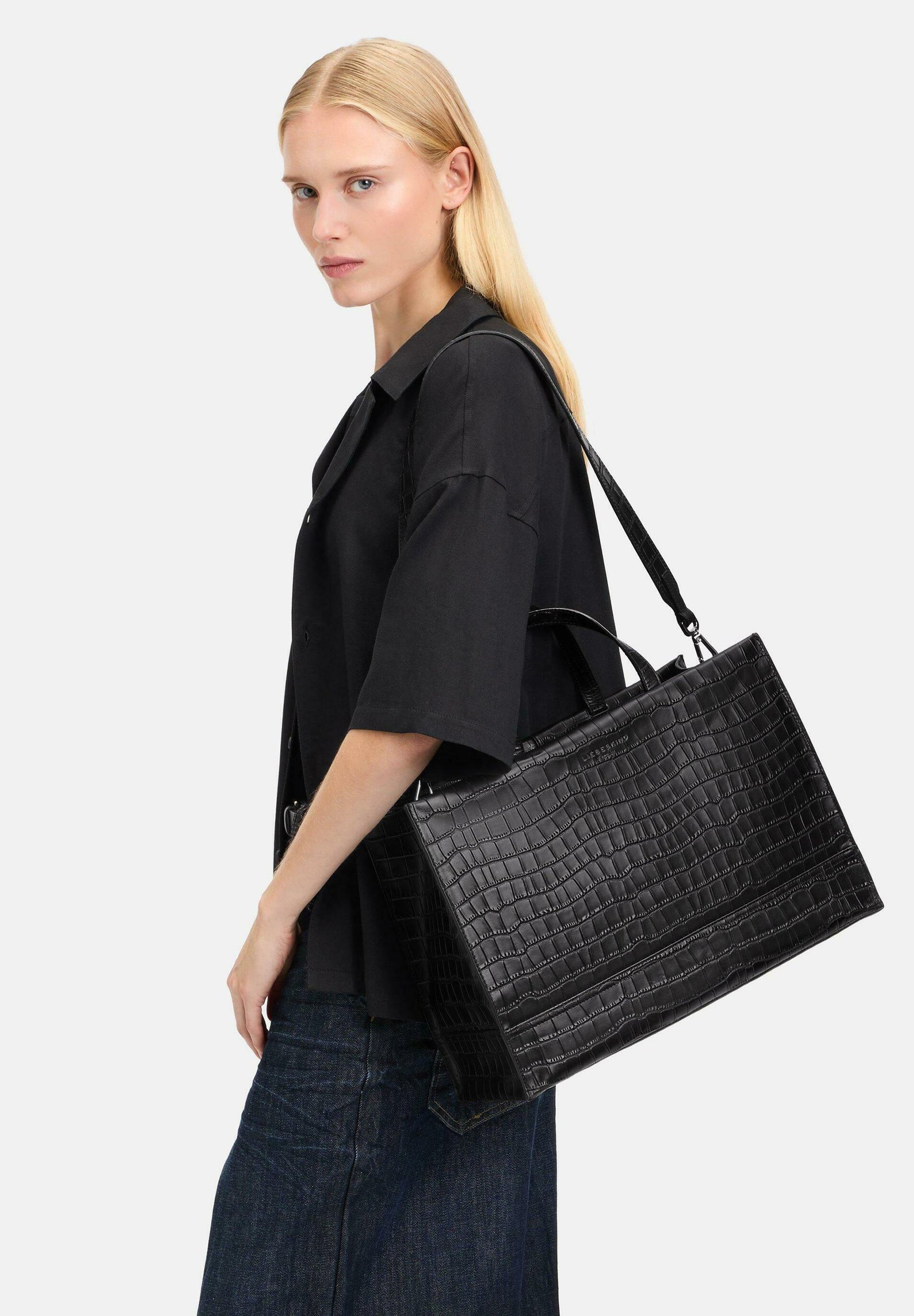 Zalando Schwarze Kroko Handtasche Liebeskind Berlin