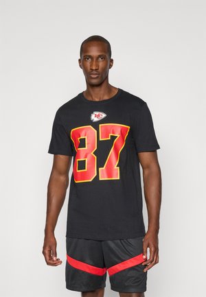 NFL KANSAS CITY CHIEFS TRAVIS KELCE TEE - Article de supporter d'équipe de club - black