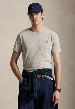 Polo Ralph Lauren CUSTOM SLIM FIT - Βασικό μπλουζάκι - grey