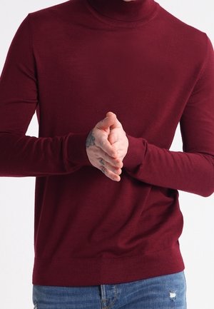 Jersey de punto - bordeaux